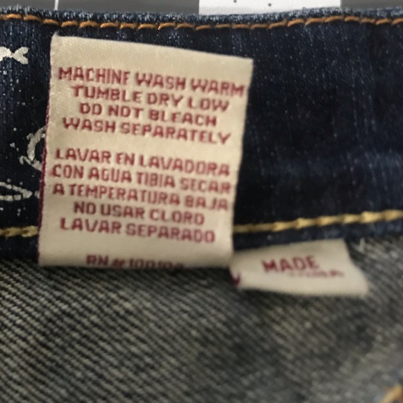 two shorts for 7-year-olds, one denim blue,black - Picture 7 of 12